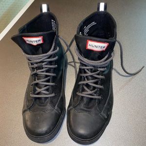 Hunter rain boots. Ankle. Size 9 women / 7 men